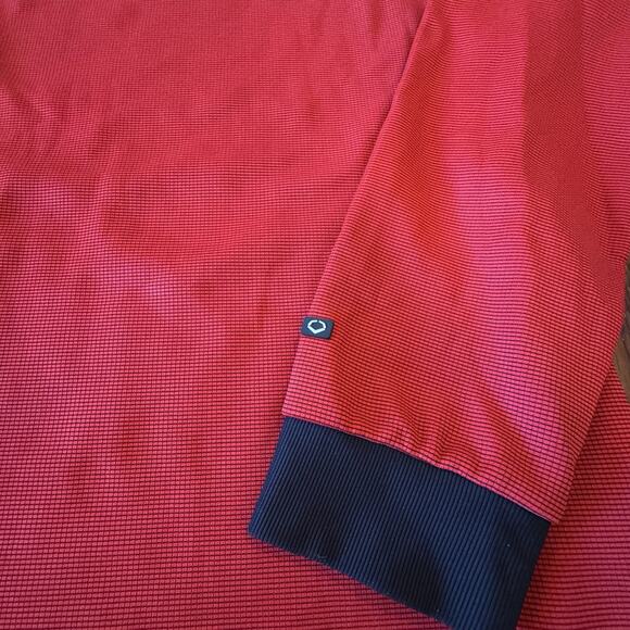 EvoShield Men's XL Fleece Lined Pullover Sweatshirt Red Activewear Athleisure - Picture 5 of 10